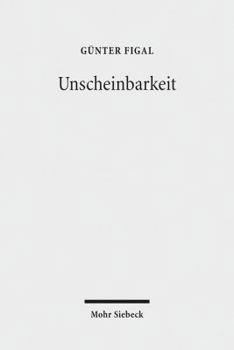 Paperback Unscheinbarkeit: Der Raum Der Phanomenologie [German] Book