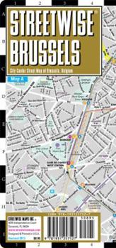 Streetwise Brussels Map Laminated City Center Street Map of Brussels, Belgium: Folding Pocket Size Travel Map