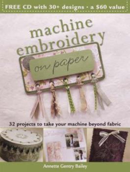 Paperback Machine Embroidery on Paper [With CDROM] Book