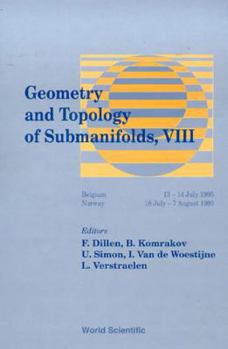 Hardcover Geometry and Topology of Submanifolds VIII Book