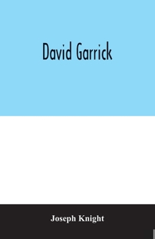 Paperback David Garrick Book