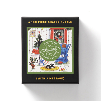 Misc. Home for Christmas 100 Piece Mini Shaped Puzzle Book