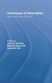 Paperback Techniques of Description: Spoken and Written Discourse Book