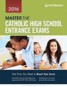 Paperback Master the Catholic High School Entrance Exams 2016-2017 Book