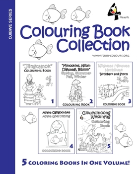 Paperback Ojibwe Colouring Book Collection Book