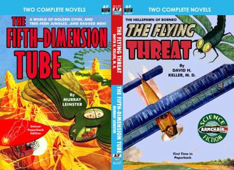 Paperback The Flying Threat & The Fifth-Dimension Tube Book