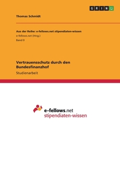 Paperback Vertrauensschutz durch den Bundesfinanzhof [German] Book