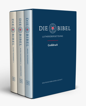 Hardcover The Large Print Luther Bible (Hardcover) [German] [Large Print] Book