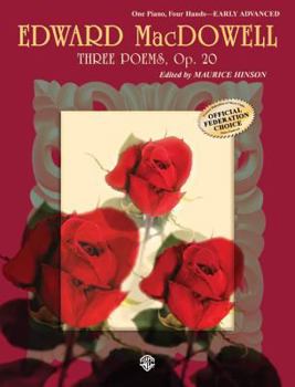 Paperback Three Poems, Op. 20 (Belwin Edition) Book