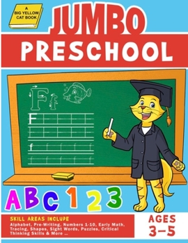 Paperback Jumbo Preschool Workbook Book