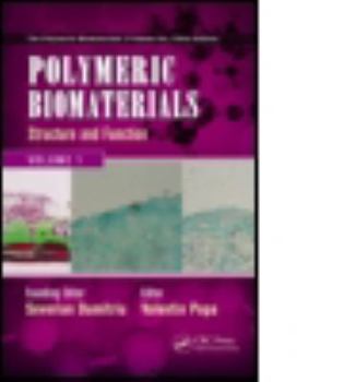 Hardcover Polymeric Biomaterials: Structure and Function, Volume 1 Book