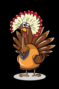 Native American Turkey: 6x9 Ruled Notebook, Journal, Daily Diary, Organizer, Planner