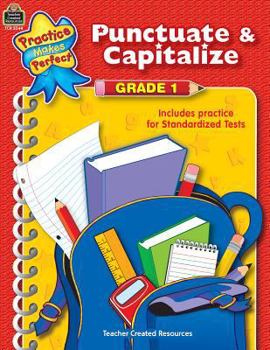 Paperback Punctuate & Capitalize Grade 1 Book