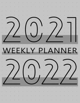 Paperback 2021-2022 Monthly Planner: 24 Month Agenda, Monthly Organizer Book for Schedule and Activities, 2 Year Calendar Notebook, White Paper, 8.5? x 11?, 122 Pages Book