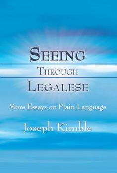 Hardcover Seeing Through Legalese Book