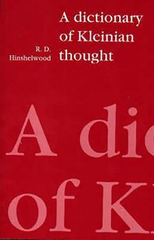 Paperback Dictionary of Kleinian Thought Book