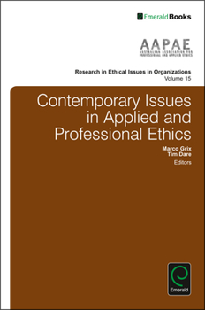 Hardcover Contemporary Issues in Applied and Professional Ethics Book