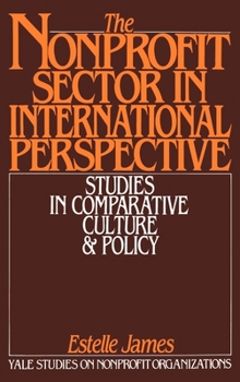 Hardcover The Nonprofit Sector in International Perspective: Studies in Comparative Culture and Policy Book