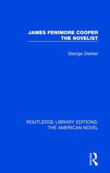 Hardcover James Fenimore Cooper the Novelist Book