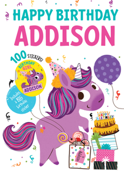 Hardcover Happy Birthday Addison Book