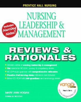 Paperback Pearson Reviews & Rationales: Nursing Leadership, Management and Delegation [With CDROM] Book