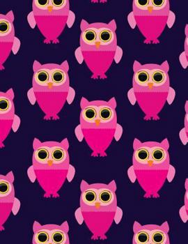 Paperback Owl Sketchpad: Cute Cartoon owl pattern sketchbook, sketchpad. Book