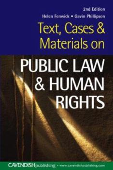 Paperback Text, Cases and Materials on Public Law and Human Rights Book