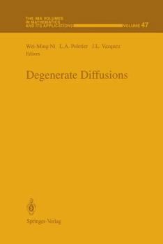 Paperback Degenerate Diffusions Book