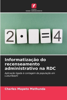 Paperback Informatização do recenseamento administrativo na RDC [Portuguese] Book