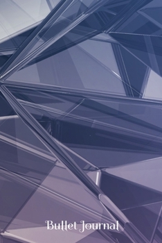 Paperback Bullet Journal: Blue Kalidescope Design: a 100 page 6x9 dot grid notebook for creating whatever you desire Book