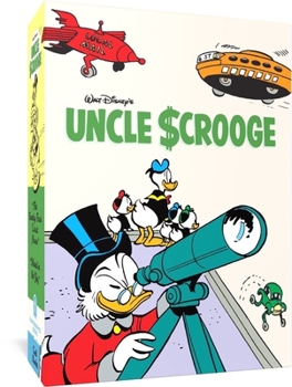 Hardcover Walt Disney's Uncle Scrooge Gift Box Set the Twenty-Four Carat Moon & Island in the Sky: Vols 22 and 24 Book