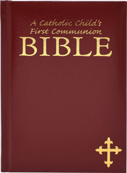 Hardcover A Catholic Child's First Communion Bible Book