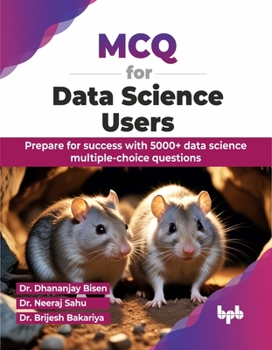 Paperback MCQ for Data Science Users: Prepare for success with 5000+ data science multiple-choice questions (English Edition) Book