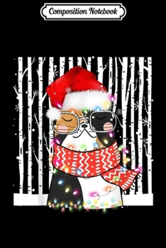 Paperback Composition Notebook: Lovely Christmas Cat Xmas Day Pajama Kitten Lover Xmas Gifts Journal/Notebook Blank Lined Ruled 6x9 100 Pages Book