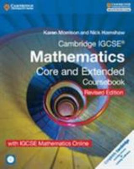 Paperback Cambridge Igcse(r) Mathematics Core and Extended Coursebook and Igcse Mathematics Online Revised Edition [With CDROM] Book