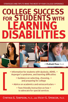 Paperback College Success for Students With Learning Disabilities Book