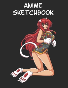 Anime Sketchbook: 8,5x11 Blanko Sketch Pad for Anime Manga Kawaii Otaku Drawing Sketching or Doodling – Comic Cartoon Senpai Hentai (German Edition)