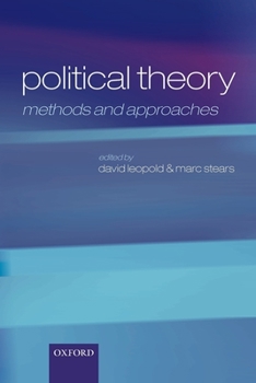 Paperback Political Theory: Methods and Approaches Book