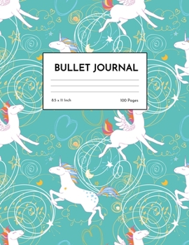 Bullet Journal: Nifty Unicorn Dot Grid Notebook - Dotted Note Pad for Kids, Girls, Teens, Tweens, Women - Gifts for Birthday and Christmas | Creative Art 00549