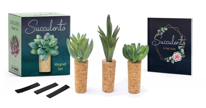 Paperback Succulents Magnet Set Book