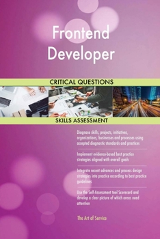 Paperback Frontend Developer Critical Questions Skills Assessment Book