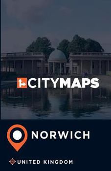 Paperback City Maps Norwich United Kingdom Book