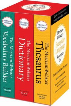 Mass Market Paperback Merriam-Webster's Everyday Language Reference Set: Includes: The Merriam-Webster Dictionary, the Merriam-Webster Thesaurus, and the Merriam-Webster Vo Book