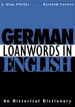 Hardcover German Loanwords in English Book