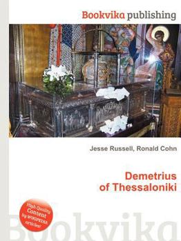 Paperback Demetrius of Thessaloniki Book