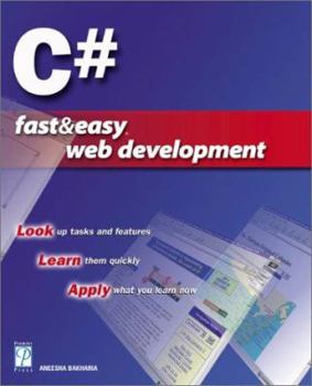 Paperback C# Fast and Easy Web Development [With CDROM] Book
