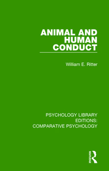 Paperback Animal and Human Conduct Book