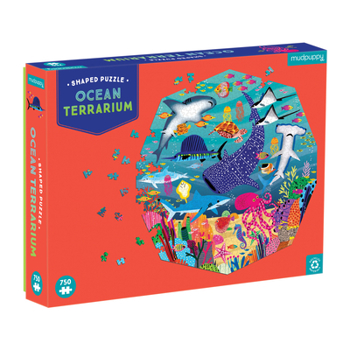 Misc. Ocean Terrarium 750 Piece Shaped Puzzle Book