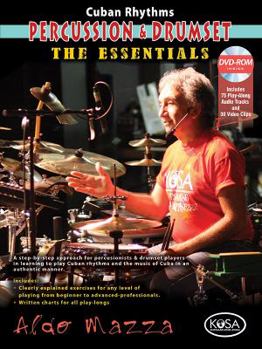 Paperback Cuban Rhythms for Percussion & Drumset: The Essentials (Book & DVD-ROM) Book