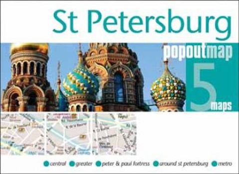 St Petersburg PopOut Map (PopOut Maps)
